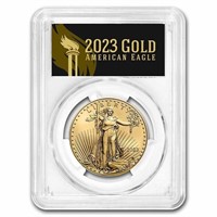 2023 1 Oz American Gold Eagle Ms-70 Pcgs Fs, Bl