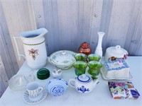 Large Lot of Porcelain & Glass items