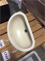 Oval Undermount Composite Sink x 2