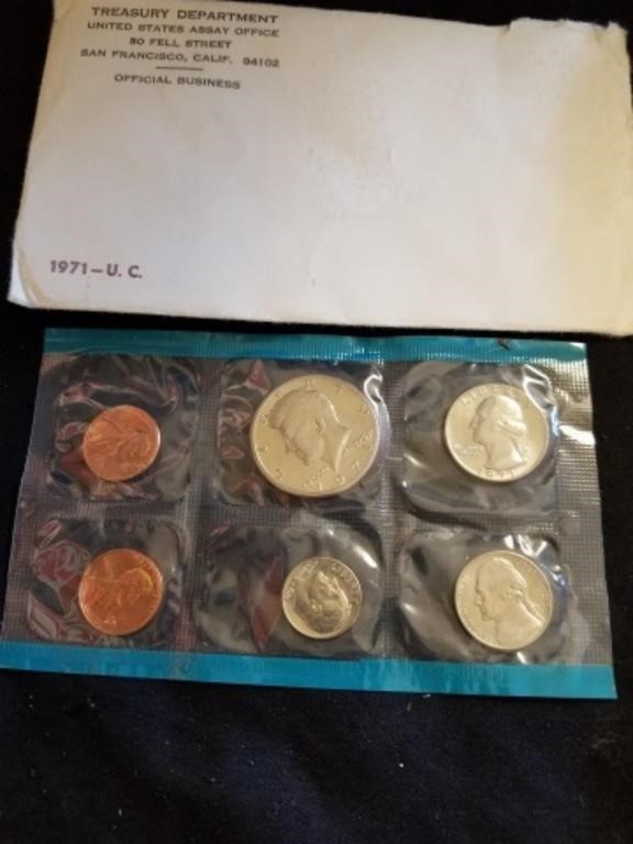 1971 uncirculated coin set