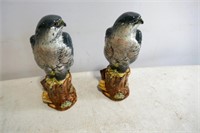 Pair Beswick Peregrine Falcons 6 1/2"T