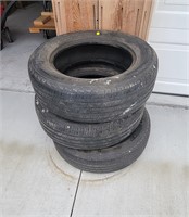 Stack of 17 inch tires