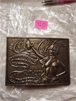 Topless Coca Cola Belt Buckle