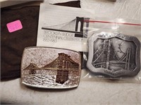 2 Bridge Belt Buckles