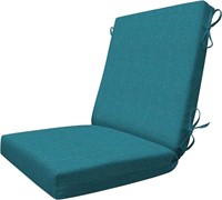 FM4465  Honeycomb Teal Highback Dining Chair Cushi