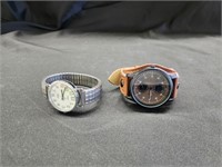 Two Wristwatches (One is Timex indiglo)
