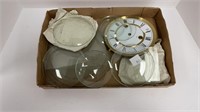 Box of antique clock parts