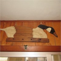 wood goose wall hanging