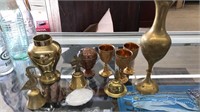 LOT OF ASST BRASS & COLLECTIBLES