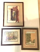 Jean Fitzgerald Water Colors Signed