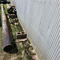 Wooden Post utility Pole Lot