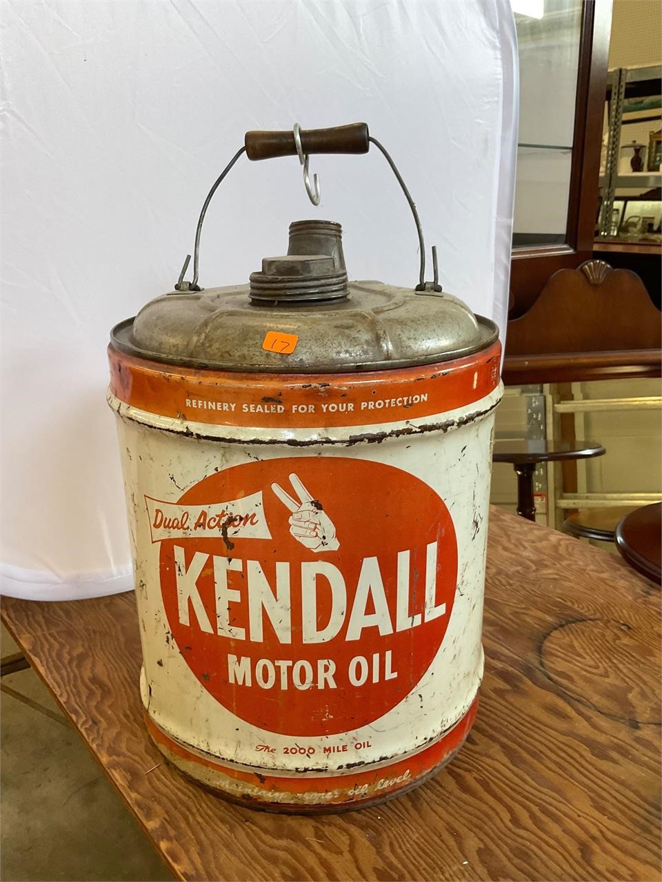 Kendall 5 Gallon Motor Oil CAn