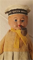 9” Old R.M.S. Queen Mary Sailor Doll.