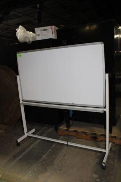 Dry Erase Board/Cork Board on Rolling Stand,