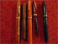 (5) Extra Nice Fountain Pens INC. Sheaffer, Ideal
