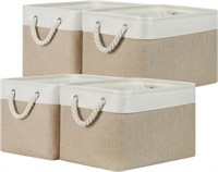 C8373  Temary Fabric Storage Baskets 4Pack (15"L x