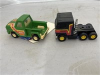 2 Buddy L Trucks