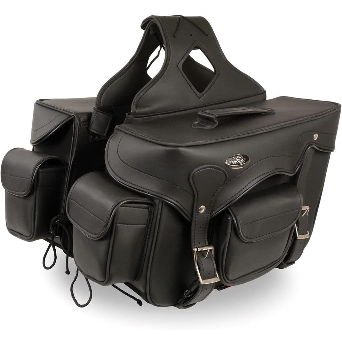 NEW $204 Milwaukee Leather Zip-off Saddle Bags