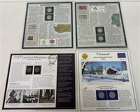 (4) STATE COIN SHEETS