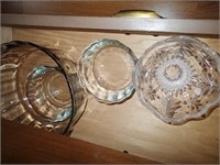 Miscellaenous glass bowls