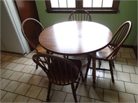 Dinette set with table & 4 chairs
