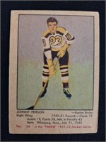 1951-52 Parkhurst NHL Johnny Peirson Card #34