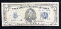 1934 D $5 Silver Certificate