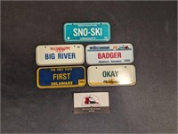 Bicycle license plates (5)