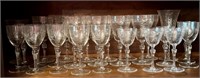 Mixed Glass Stemware Clean up Lot