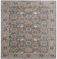 Reynell Light Blue 6’ x 9’ Floral Traditional Rug