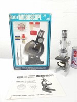 Ensemble de microscope ajustable 300X Labo -