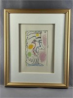 After Pablo Picasso Framed Lithograph