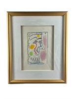 After Pablo Picasso Framed Lithograph