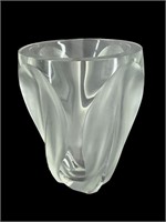 A Lalique Ingrid Crystal Vase