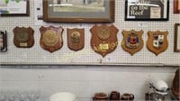 FIVE US NAVY WALL PLAQUES