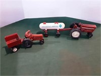 Two toy tractors