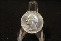 1955-D Uncirculated Washington Silver Quarter