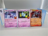 3 Assorted Pokemon Cards