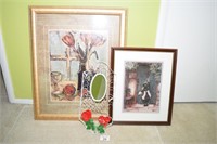 (2) Pictures & (1) Wall Hanging