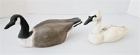 Pair of Vintage Hand Crafted Wooden Duck Decoys