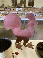 Rustic Hand Crafted Metal Rooster