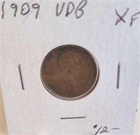 1909 VDB Lincoln Wheat Penny