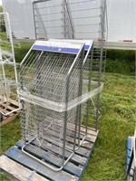 metal display racking