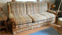 Broyhill wood trim couch, may need to go out