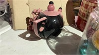 Ceramic pink panther teapot