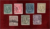 CANADA USED KEVII USED SET OF STAMPS # 89-95