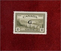 CANADA MNH 10 CENT OFFICIAL OVERPRINT STAMP VF