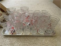 Vintage Set of Pressed Glassware
