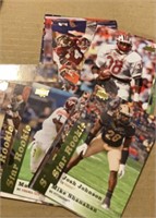 20 Upper Deck Football Cards - Many College Uni's
