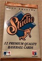 Unopened 1992 Studio Baseball Cards Pack